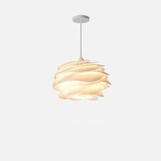 Rosary-inspired glass ceiling fixture for modern interiors