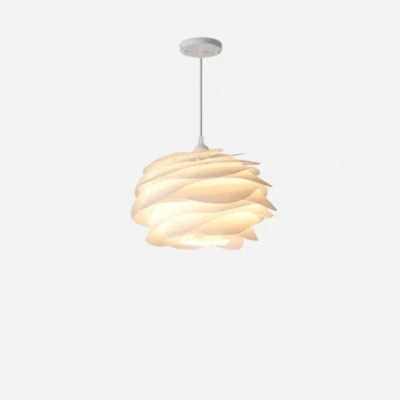Lunara Ceiling Light Full Fixture Front View - OpalDwell