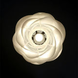 GlasBloem floral motif ceiling light close-up detail