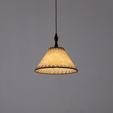 TimberLume Wood Pendant Light Close-Up Detail - OroDwell