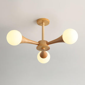 Wood Pendant Light Modern Contemporary Home Accent - OpalDwell