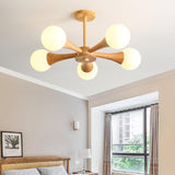 Wooden Pendant Lamp for Small Spaces and Entryways - OpalDwell