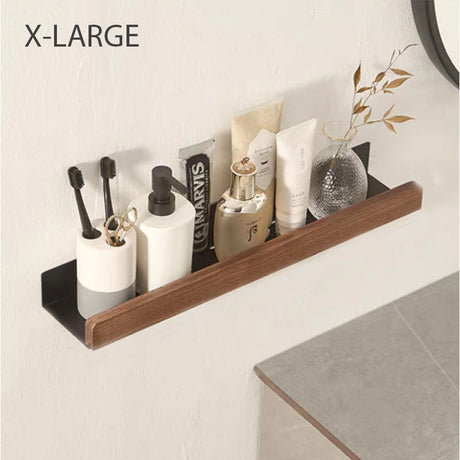 Bathroom wall shelf with included mounting hardware - wall-mounted installation