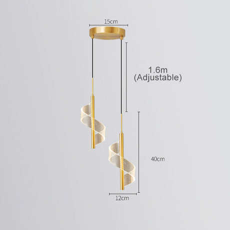 Metal Pendant Light Cord Detail View - OroDwell