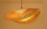floral rattan ceiling light for living spaces