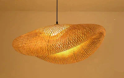 natural rattan chandelier for dining room
