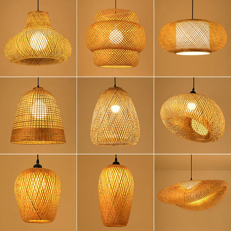 boho-inspired ceiling light fixture