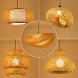 rattan pendant light size comparison