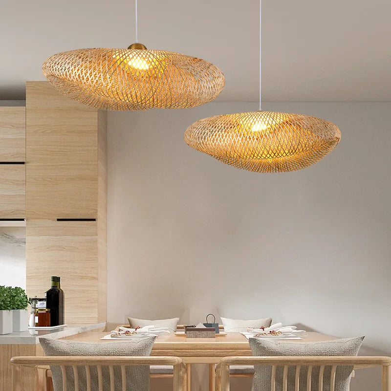 rattan chandelier for bedroom decor