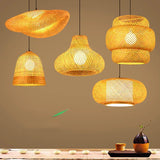 woven texture pendant lighting