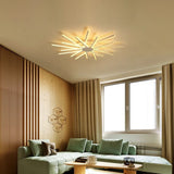 Iron and Acrylic Ceiling Fixture Detail