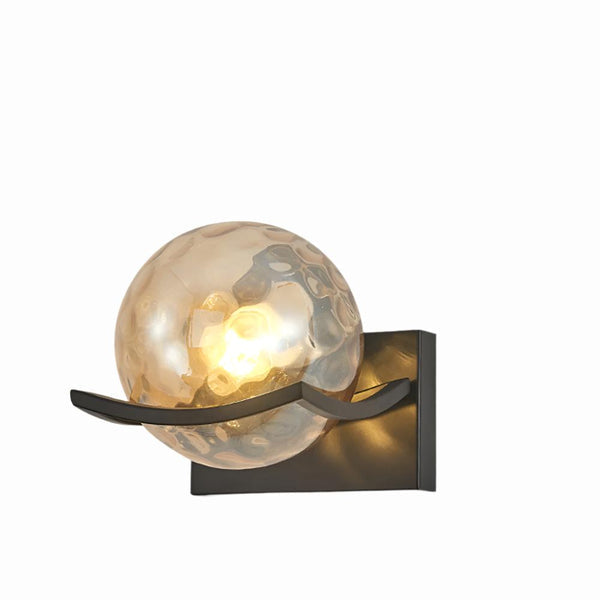 AureaLume Glass Wall Lamp in a living room setting | OroDwell