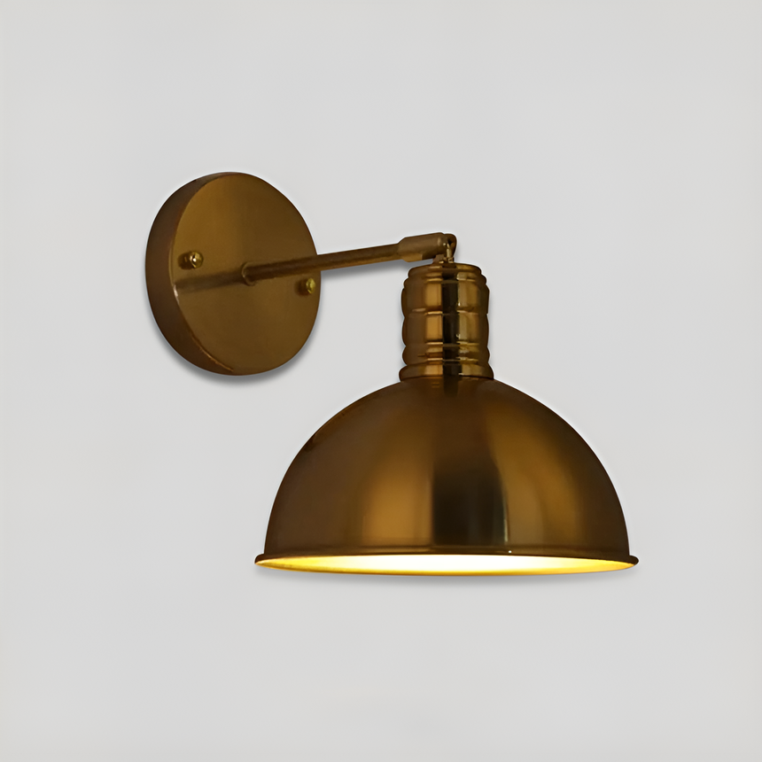 Brass Wall Lamp for Bedroom Ambient Light