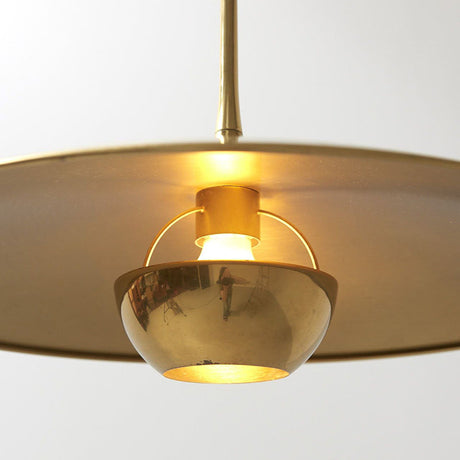 LED Pendant Light Installed Above Dining Table