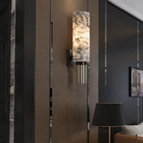 Dimmable Marble Wall Sconce with Mounting Kit Included
