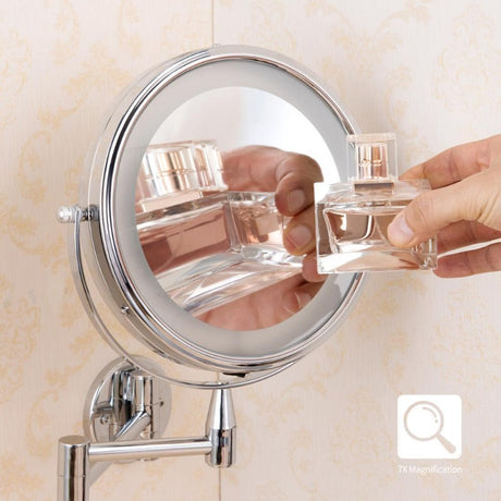 Led wall mount makeup mirror - dimmable LED lighting