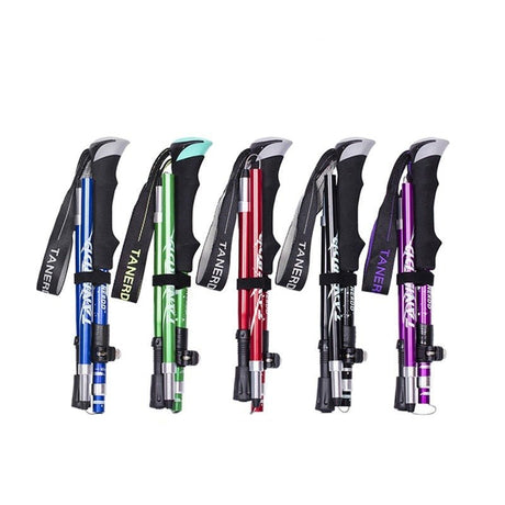 PeakGlide Trekking Poles Compact Foldable Design