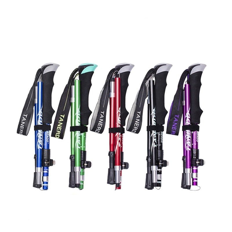 PeakGlide Trekking Poles Compact Foldable Design