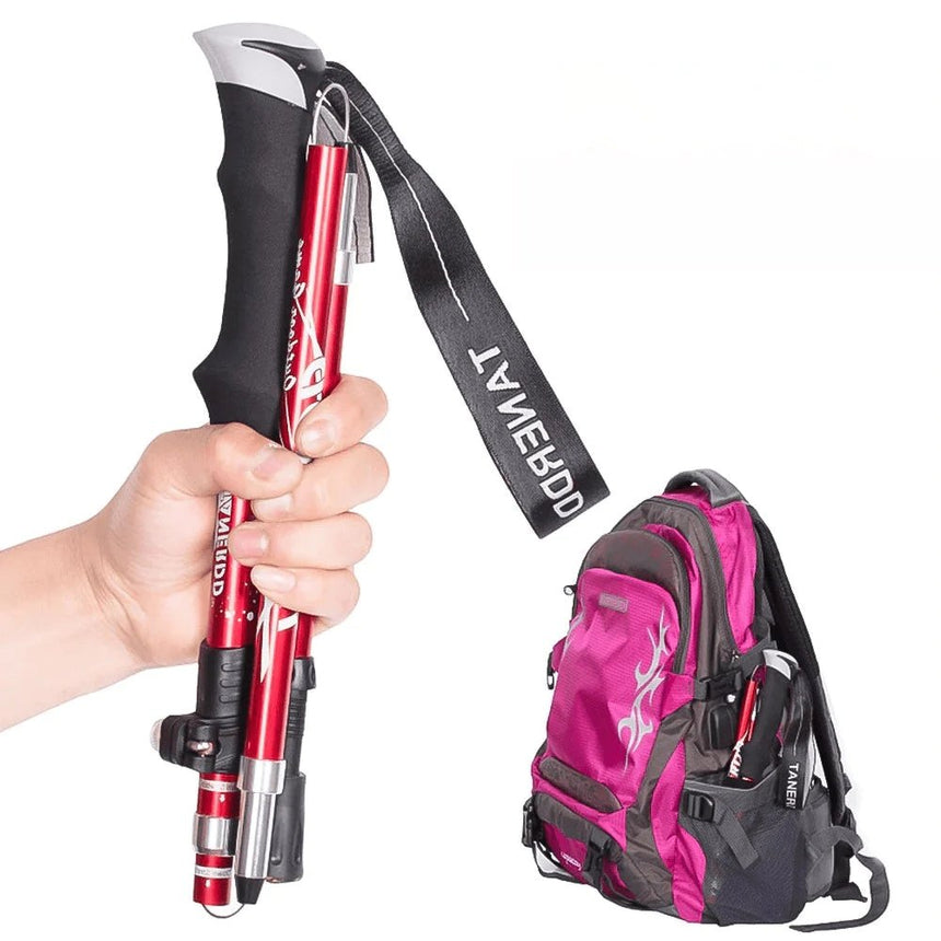 Trekking Poles Foldable Aluminum Design