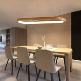Wood Pendant Light Detail of Minimalist Design