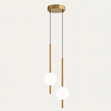 Glass pendant light soft ambient glow modern accent piece