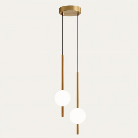 Glass pendant light soft ambient glow modern accent piece