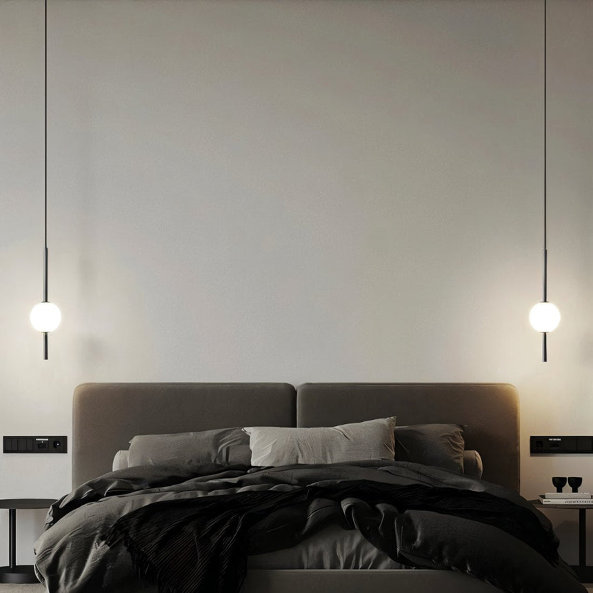 Metal Glass Pendant Light Fixture