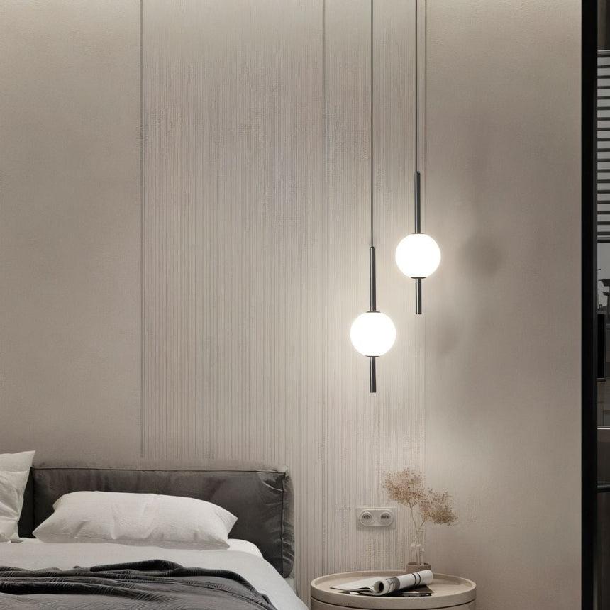 Glass pendant light LED for modern homes decor