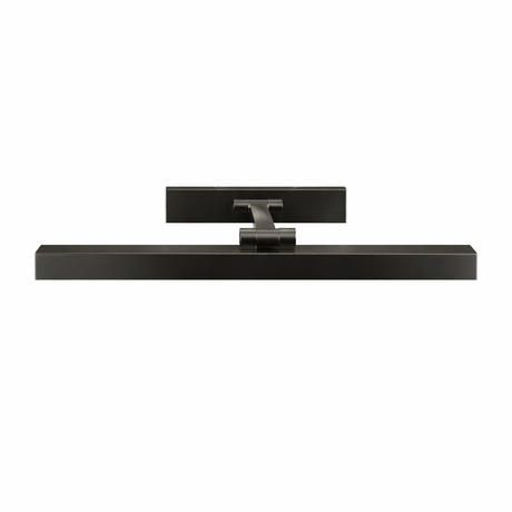 The same bar in black, plate and pivot finished to match the shade