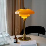 Asterin Art Deco Desk Lamp with Geometric Pattern