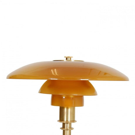 Asterin Art Deco Desk Lamp with Geometric Pattern
