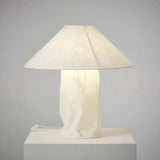 Metal table lamp for decorative accent