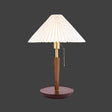 CedarGlow Wood Table Lamp for Bedroom and Office
