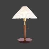 CedarGlow Wood Table Lamp for Bedroom and Office