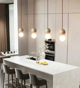 Stone Pendant Light for Hallway Accent Lighting