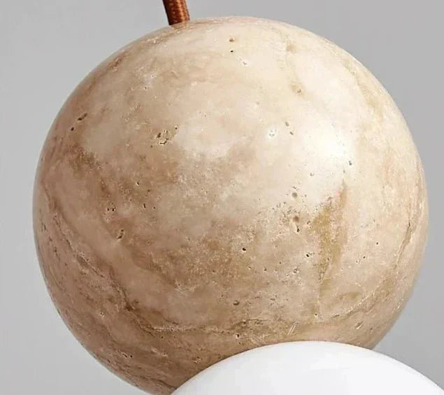 Liora Pendant Light with Textured Stone Finish