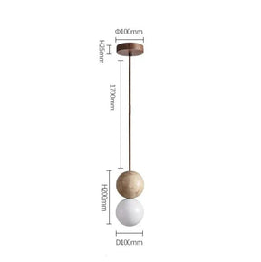 LED Stone Pendant Lamp for Kitchen Island