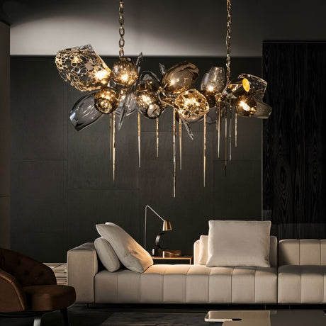 Vintage chandelier in iron