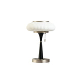 The white glass version on a nickel stem, seen front on