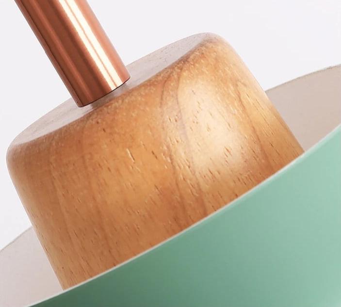 Metal Pendant Light – square painted design for modern home decor – view 18 | OroDwell