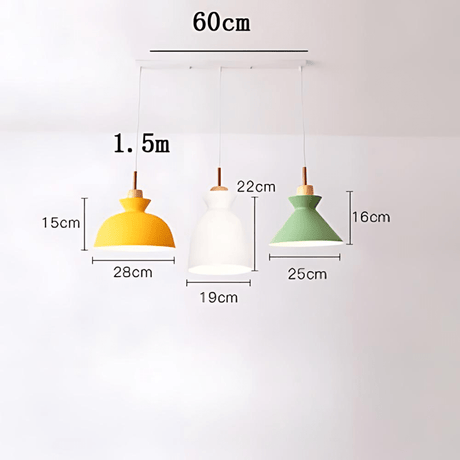 Metal Pendant Light with warm glow lighting – view 24 | OroDwell