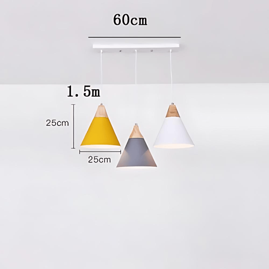 Metal Pendant Light with warm glow lighting | OroDwell