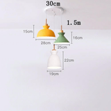 Brinley Metal Pendant Light – square painted design for living room and dining room – view 25 | OroDwell