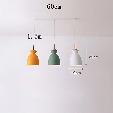 Metal Pendant Light with ambient lighting for entryway | OroDwell