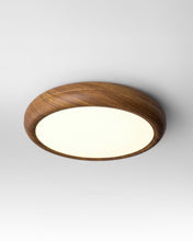 Nexa Walnut Ceiling Light with Full Spectrum Lighting for Bedroom