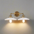 Aurelia Wall Lamp - Ceramic and Iron Vintage-Inspired Antique Gold Design | OroDwell