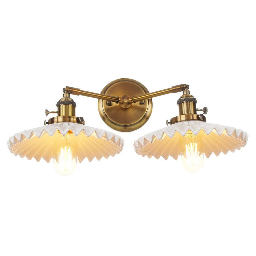 Ceramic and Iron Wall Lamp for Living Room Lighting | OroDwell