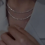 Lyssara Necklace Set Close-Up of Minimalist Pendant