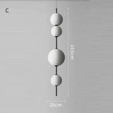 Version C drawn as four balls on a 103 cm rod with the 20 cm width marked