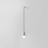 The chrome finish on a pale background